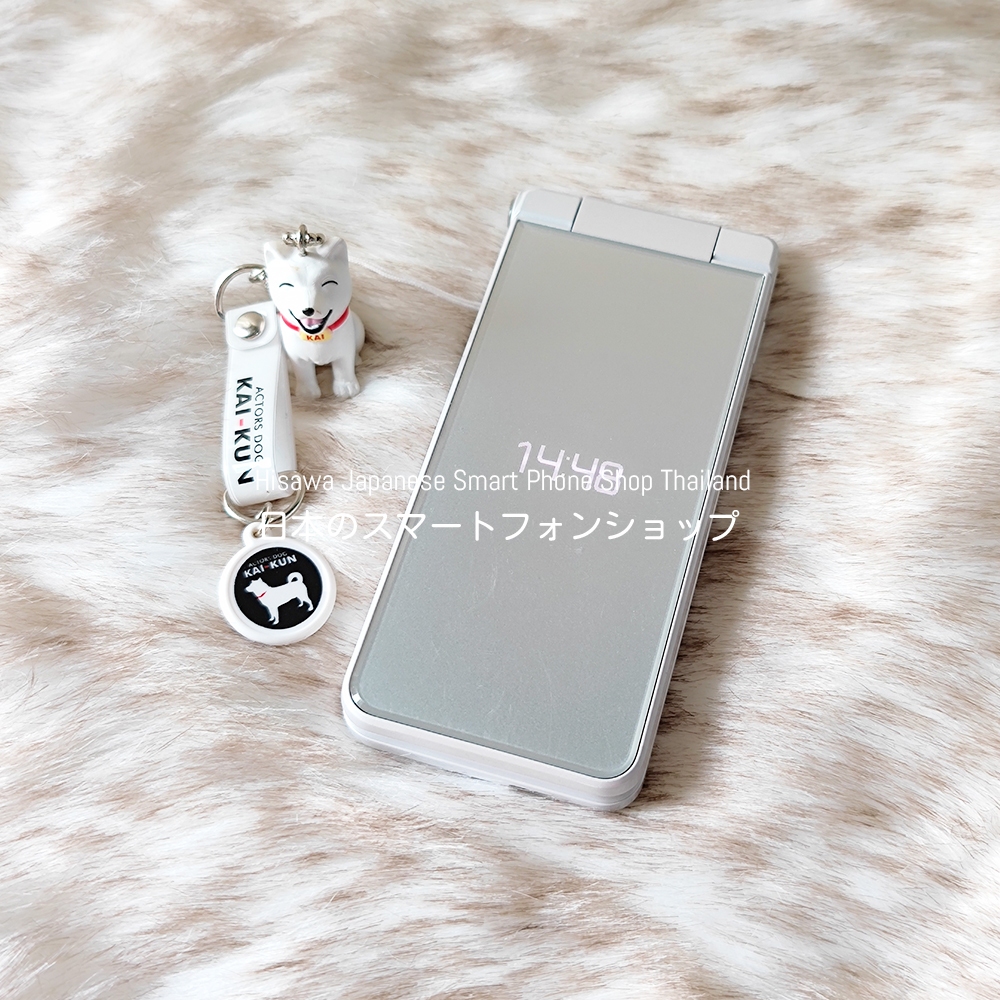 SHARP AQUOS K-TAI 2 (601SH) สีขาว มือถือฝาพับญี่ปุ่น โทรในไทยได้ หายาก - SoftBank#7451