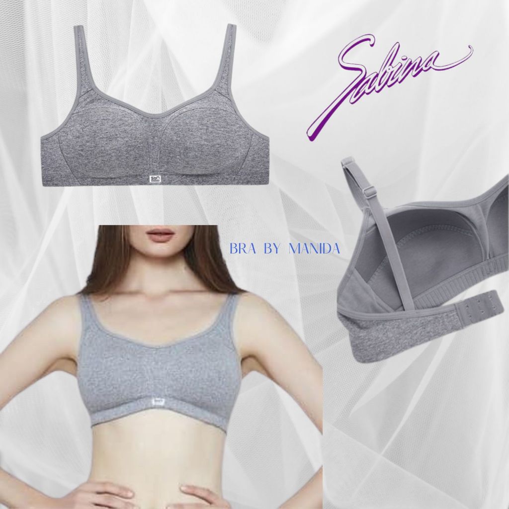 SABINA  เสื้อชั้นใน Sport Bra รุ่น Sbn Sport – SBB1007-ไม่ดันทรง ไม่มีโครง เนื้อผ้า Cotton – โปรปัง