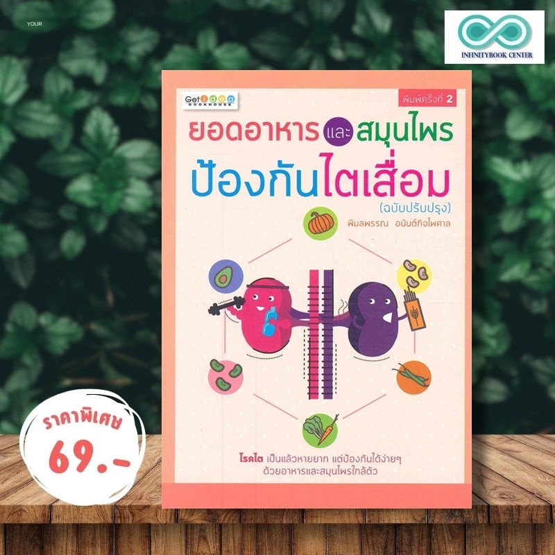 หนังสือ ราคา 179 บาท ยอดอาหารและสมุนไพร ป้องกันไตเสื่อม ฉบับปรับปรุง : อาหารสมุนไพร โรคไต การดูแลสุขภาพ การป้องกันโรค