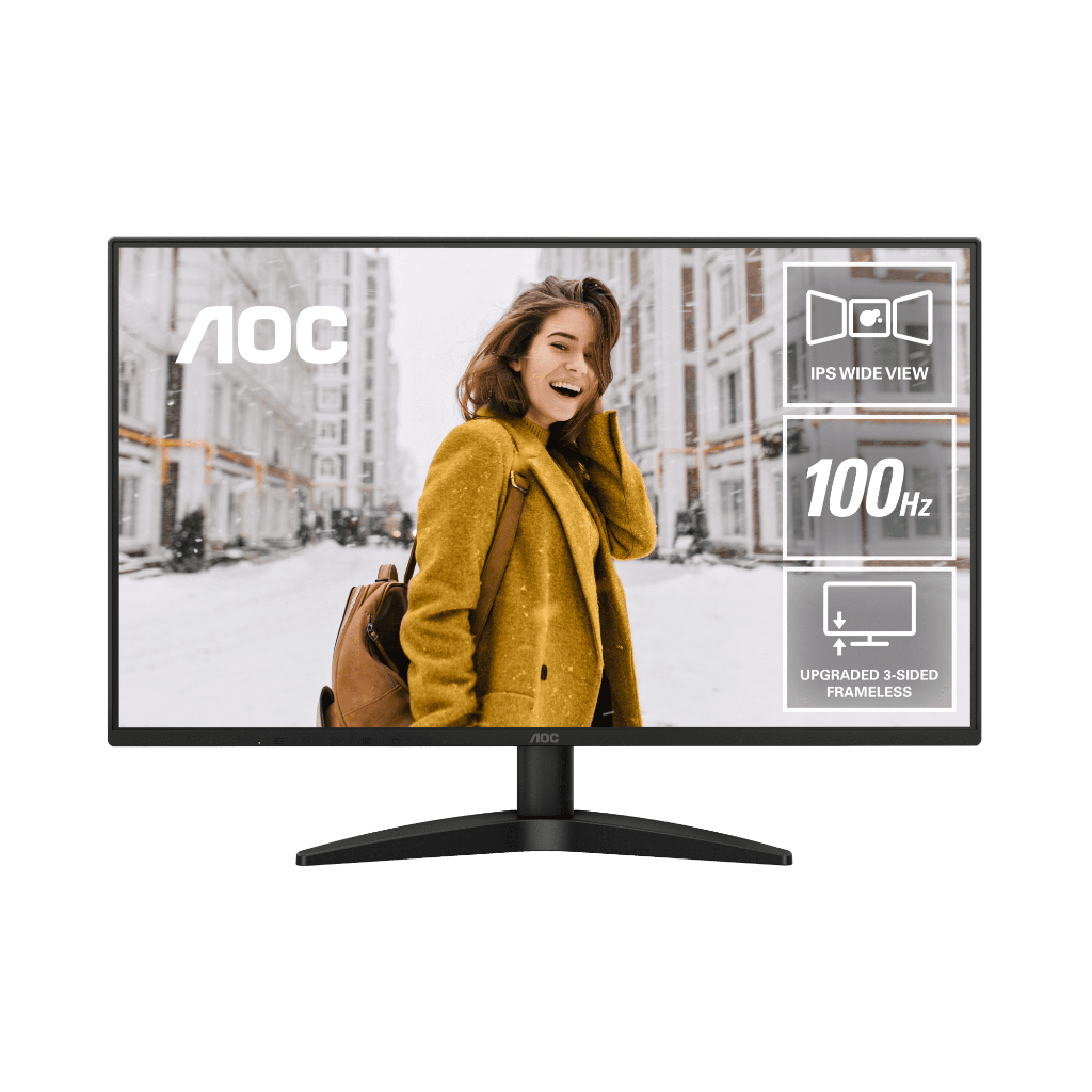 MONITOR (จอมอนิเตอร์) AOC 27B36H/67  27" IPS 100Hz HDMI1.4×1,VGA×1 Monitor