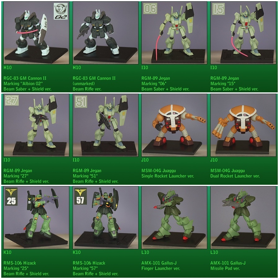 Gashapon Bandai 1/400 Gundam Collection Vol.10 Year 2004  - กาชาปอง บันได กันดั้ม ชุด 10 - รูปที่ 2