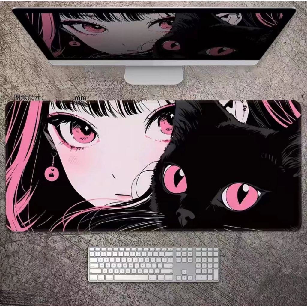 แผ่นรองเม้าส์ 300x800x3 มม. แผ่นรองเมาส์ ที่รองเมาส์ Mouse Pad แผ่นรองเม้าส์ขนาดใหญ่ เมาส์
