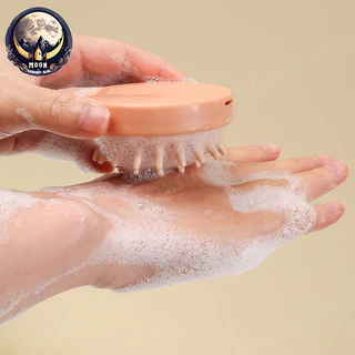 หวีซิลิโคน นวดหนังศรีษะ แปรงสระผม ทำความสะอาดเส้นผมให้สะอาด สบายไม่ระคายเคือง มีให้เลือก 3 สี