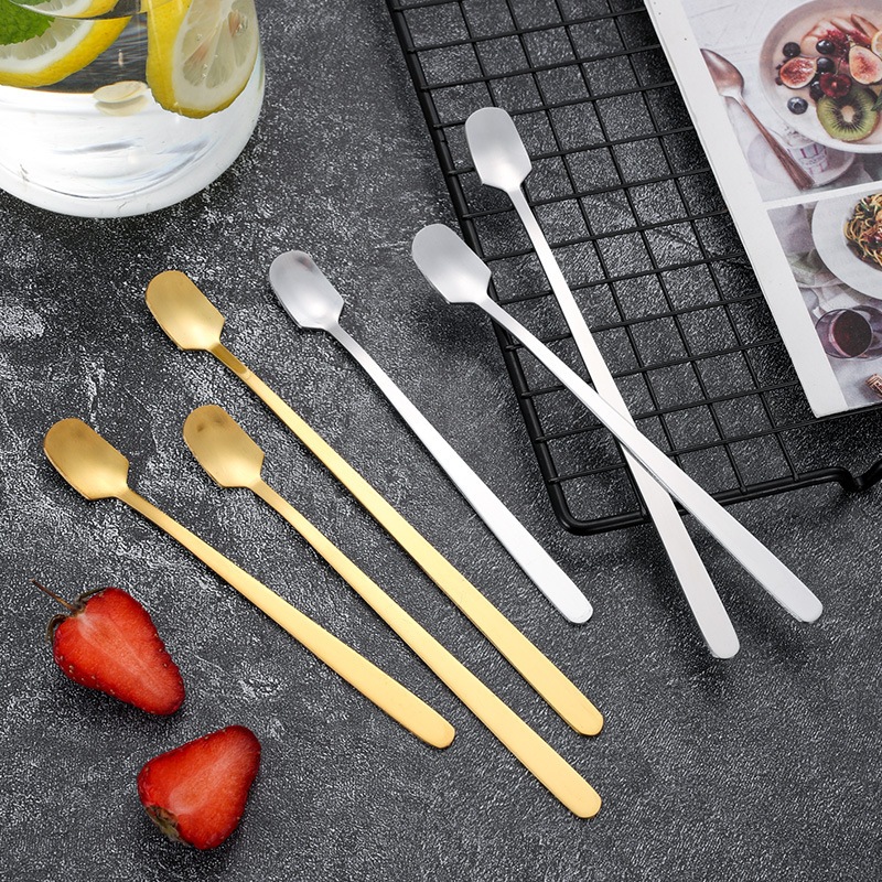 {ซื้อ 10 แถม 2} ช้อน ช้อนสแตนเลส ช้อนคน กาแฟ ช้อนไอซ์ช้อน ช้อนขนม ช้อนมาร์คคัพ 304 แข็งแรง ทนทาน อายุการใช้งานยาวนาน