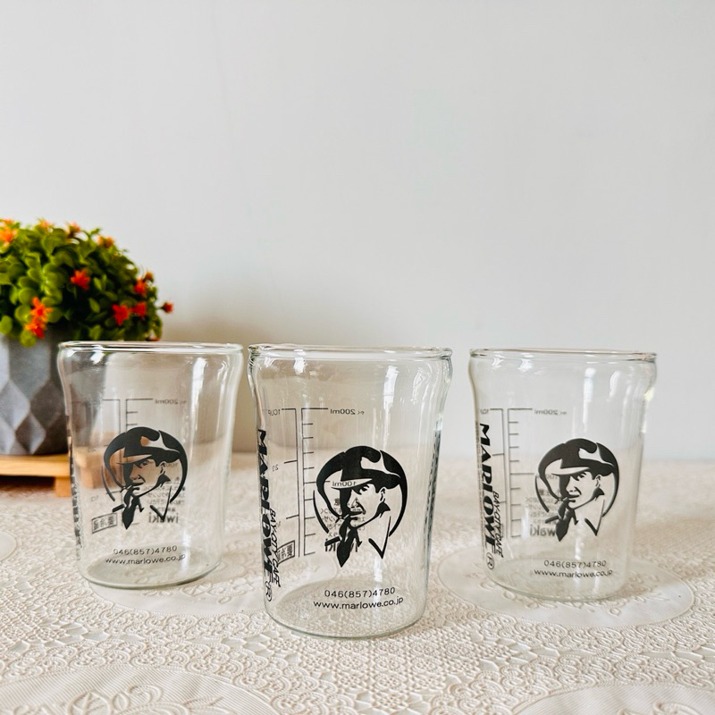 Marlowe แก้วตวงเนื้อบางเบา ทนร้อนสูง น่าใข้จาก Iwaki Glass ความจุ 200 ml ใหม่ (ราคาต่อใบ)