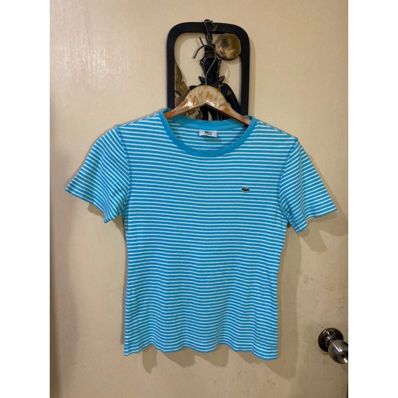 เสื้อยืดหญิง  lacoste แท้;อก32