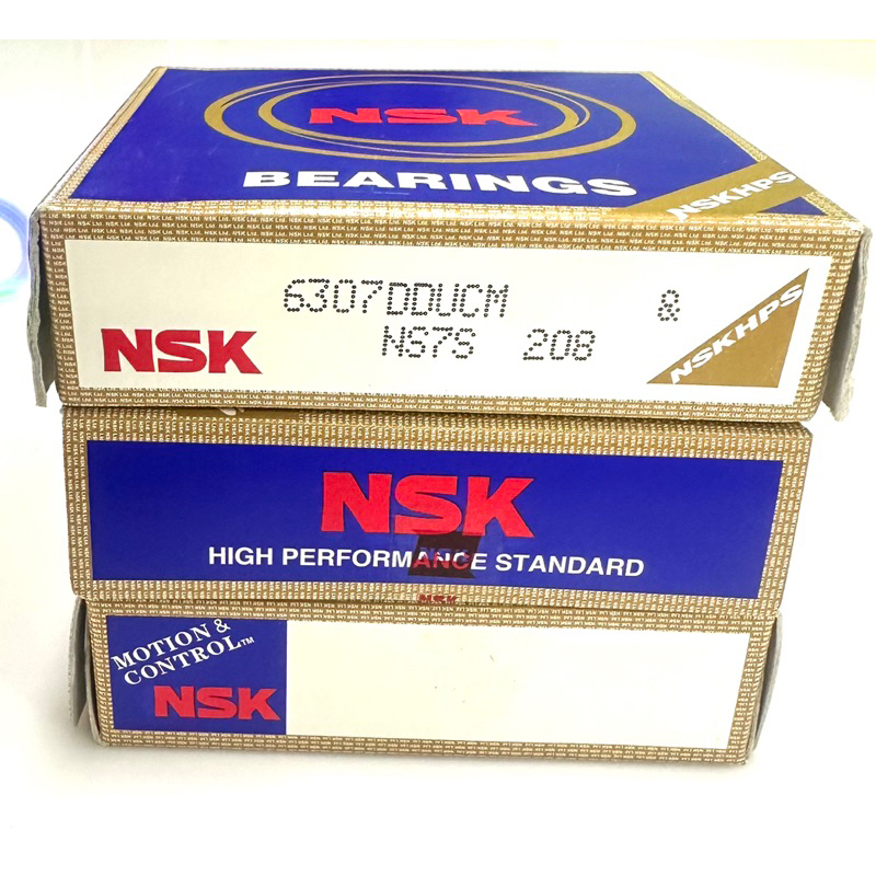 ตลับลูกปืนเม็ดกลมร่องลึก  ฝายาง2ด้าน (NSK) 6307  ราคา/1ตลับ (6307) - รูปที่ 7