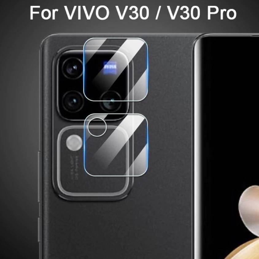 ฟิล์มกระจกกันรอย เลนส์กล้อง เต็มเลนส์ Vivo V30 V3opro สำหรับ วีโว่ V30 V30pro  (ส่งจากไทย)