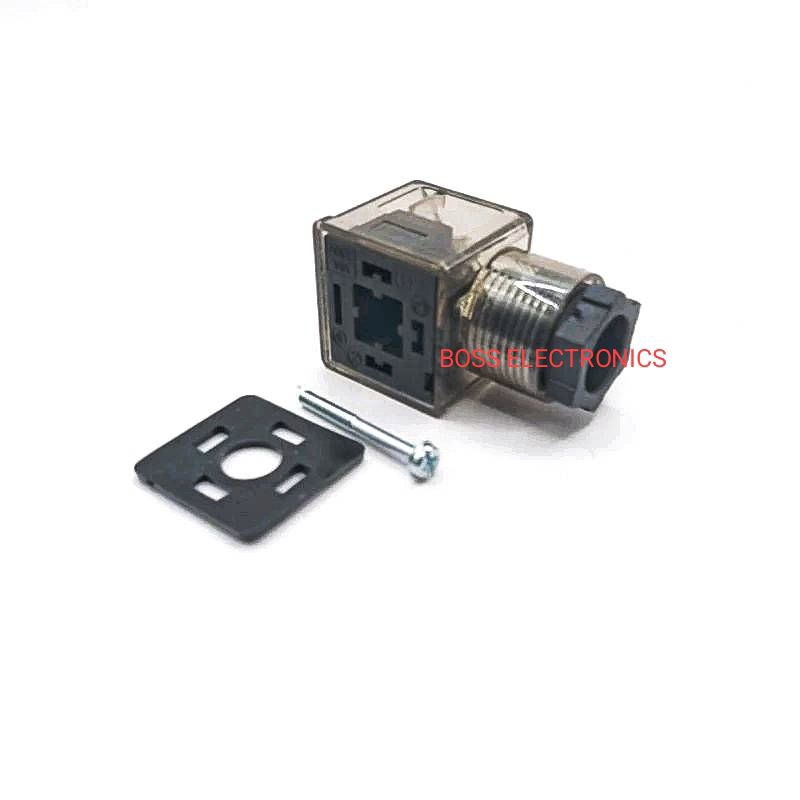 ราคา 1ตัว Hydraulic Plug AC/DC ปลั้กไฮดรอลิกโซลินอยส์วาวล์ ปลั้กไฮดรอลิก DC และ AC มีไฟโชว์ 12/24VDC 110/220VAC