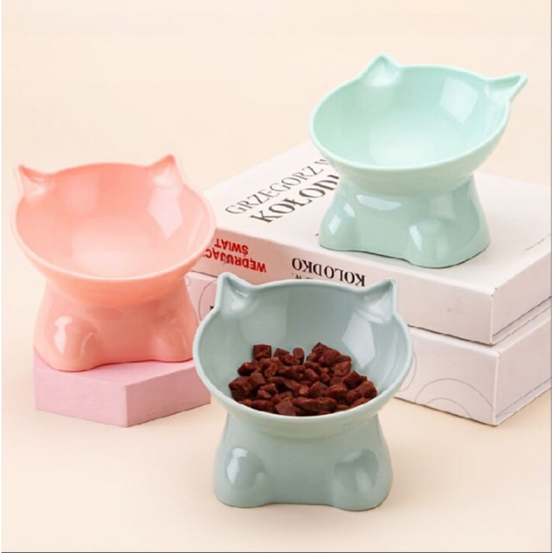 ***ส่งฟรี*** ชามแมวเอียง ชามสัตว์เลี้ยงยกสูง ให้น้องๆกินอาหารสะดวก เพลิดเพลินกับมื้ออร่อยโดยไม่เมื่อยคอ ถูกสุขลักษณะสุดๆ