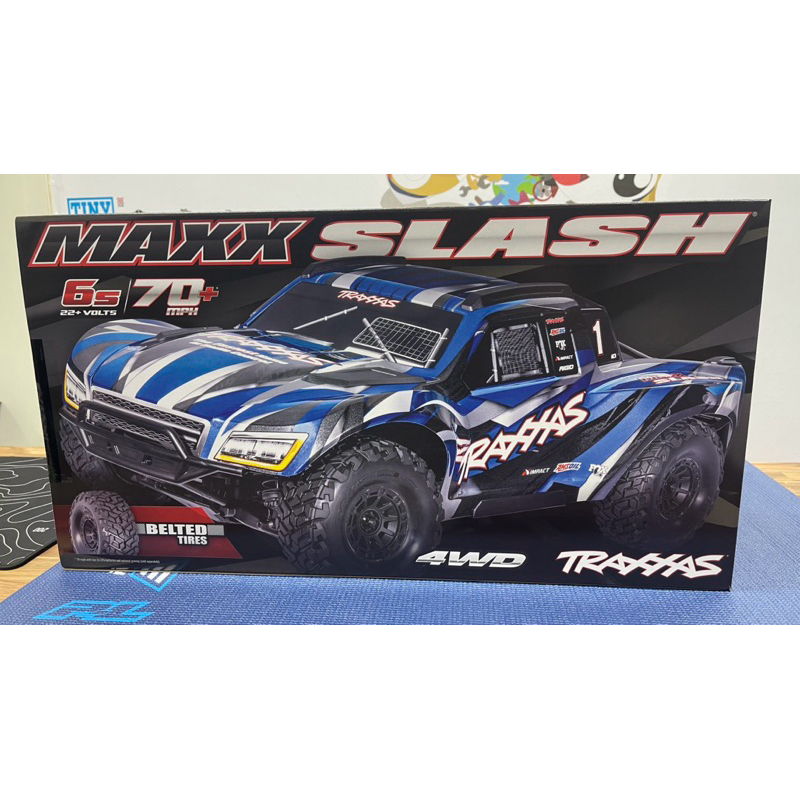 รถบังคับแบรนด์ Traxxas MAXX SLASH 6s [Blue]