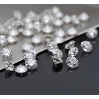 เพชรโมอีส Moissanite Diamond พร้อมส่งจากไทย 1.0-3.0 mm