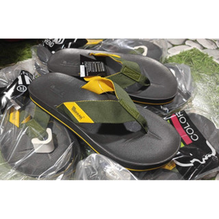 รองเท้าหูหนีบแวนอีวานี่ รองเท้าแตะวินเทจ สีทูโทน หูผ้าสีสดพื…