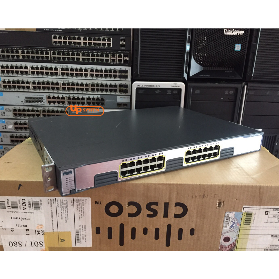 Cisco Catalyst 3750G-24T-S (ciscoมือ2)