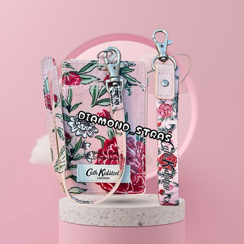 [ของแท้]Cath Kidston I.D holder&landyard