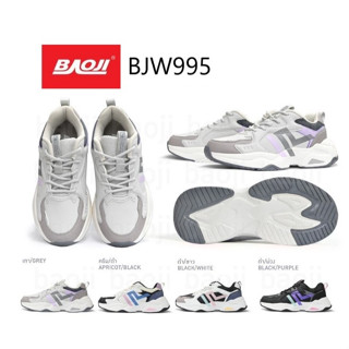 BAOJI BJW995 รองเท้าผ้าใบผูกเชือกผู้หญิง