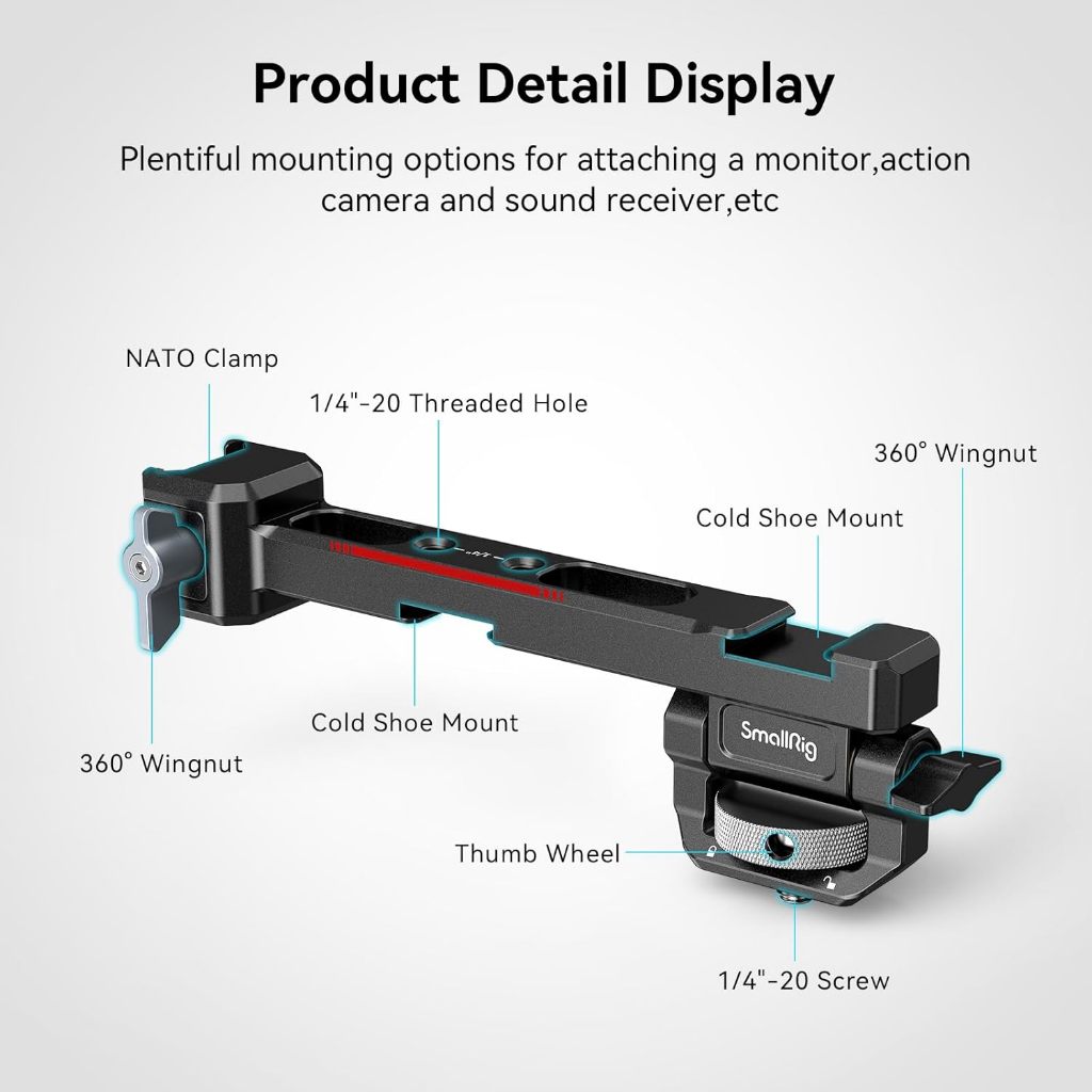 📦ส่งจากไทย📌 SmallRig ขายึดมอนิเตอร์ DJI RS2 RS3 RS4 3026 Monitor Mount with NATO Clamp 3026B