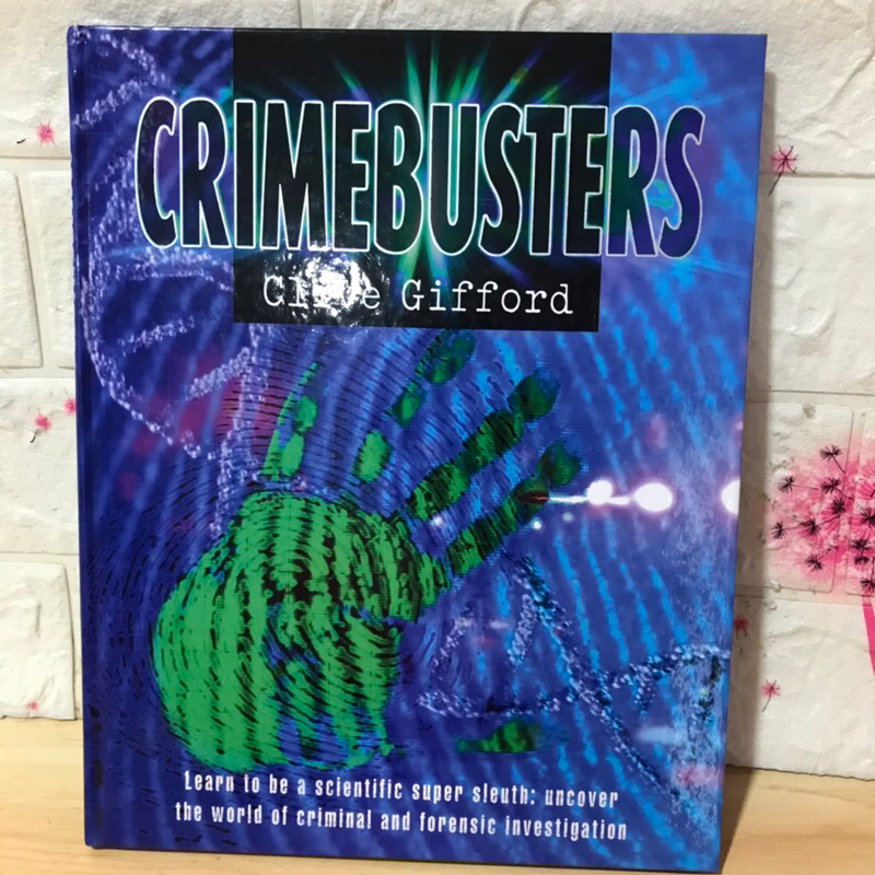 Crimebusters Clive Gifford หนังสือความรู้ปกแข็ง มือสอง-af1