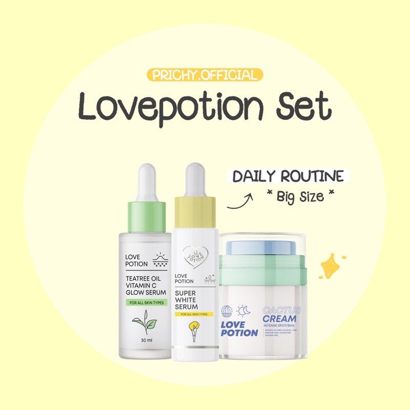 (ส่งฟรี!) Lovepotion Set / Daily Routine