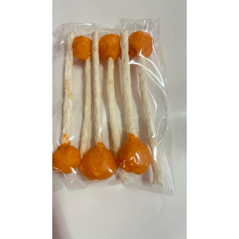 ขนมสุนัขขัดฟันดีมากๆ อมยิ้มครันชี่ไก่ บรรจุุ6ชิ้น/ห่อ