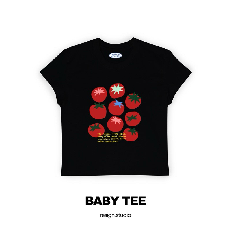 Resign.studio เสื้อ babytee - Tomato Berry