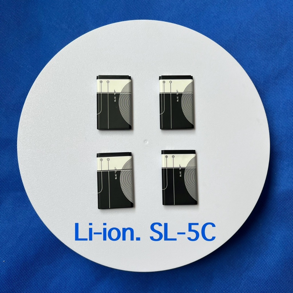 แบต ลิเธียมไอออน Li-Ion BL-5C ขนาด 3.7V  มีความจุ1050 mAh  (มือถือรุ่นเก่า,วอกกี้ทอกกี้,ลำโพงบูลทูธ)