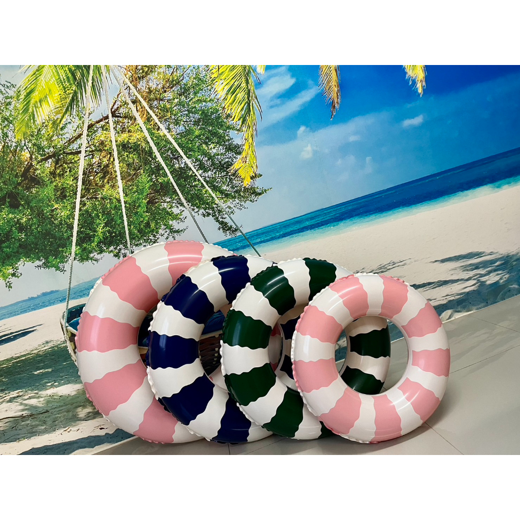 ห่วงยางแฟนซี ห่วงยางเป่าลมสีทูโทน  A2050