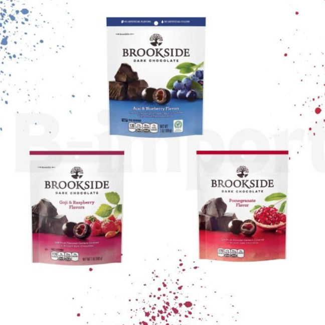 brookside dark chocolate น้ำหนัก 198 g. อ่านรายละเอียดก่อนสั่งซื้อด้วยจ้า