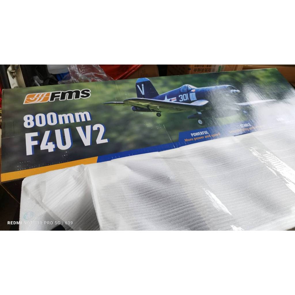 🇹🇭F4U Corsair 800mm. V2 PNP RC (ไม่รวมวิทยุ รีซีฟ แบต) APFMSF4U เครื่องบินบังคับ