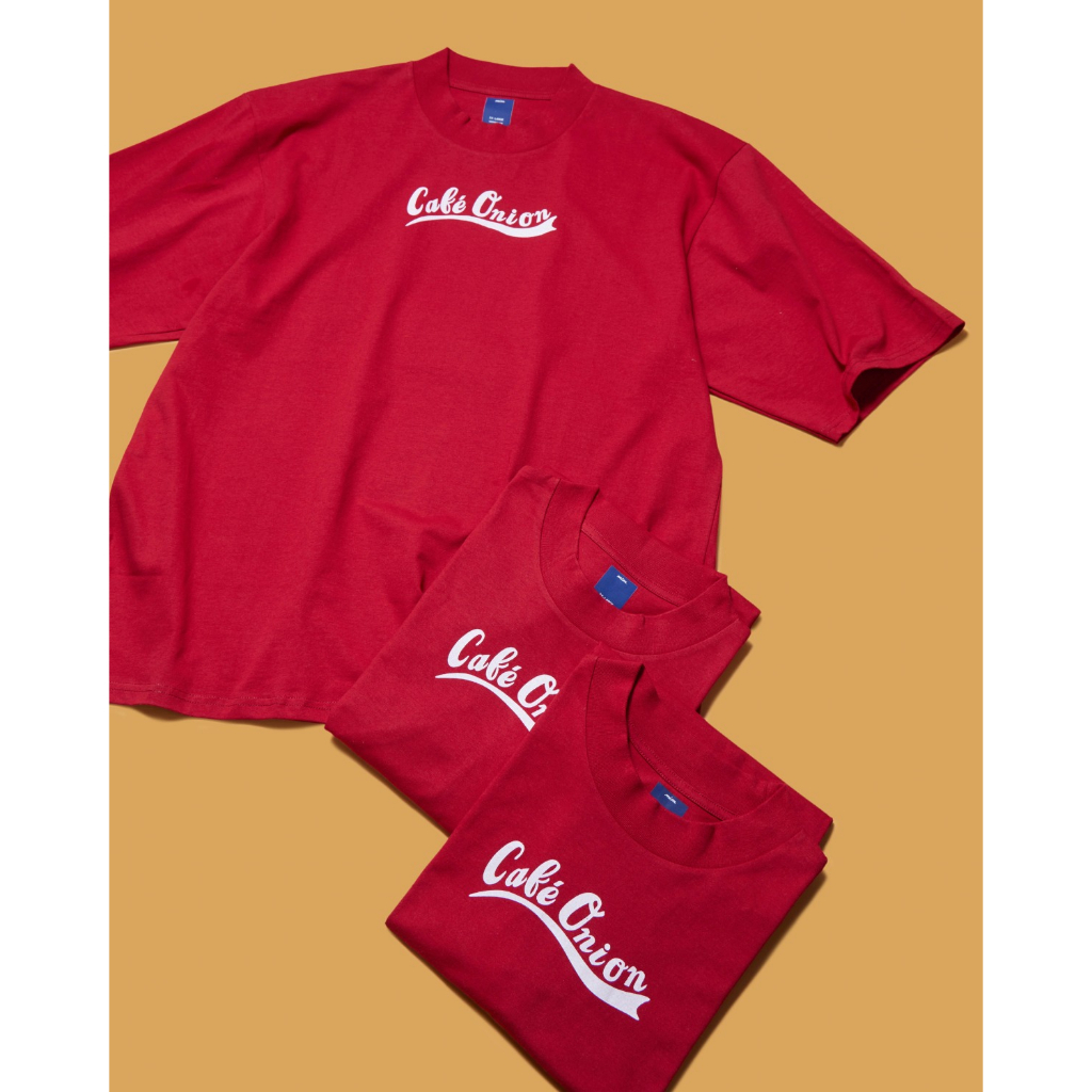 Onion - เสื้อยืด - Café Onion T-Shirt - Red