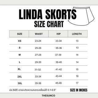 LINDA SKIRTS กระโปรงกางเกง ซิปข้าง งานตัด THESUNCO