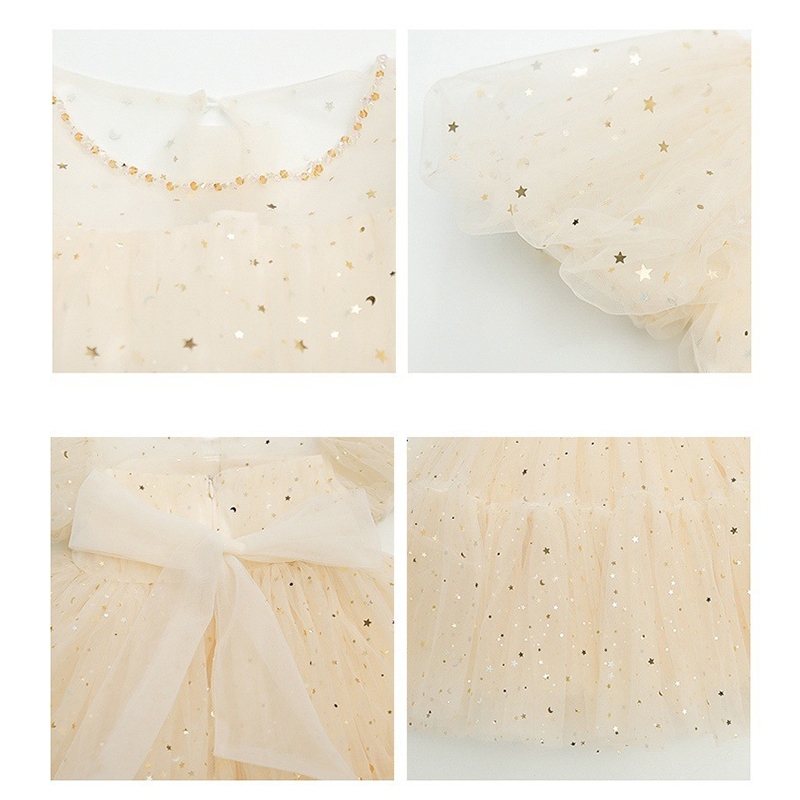 2-9 ปี เดรสเด็กเกาหลี  ชุดเดรสเด็กผู้หญิง   ชุดเดรสวันเกิดเด็กหญิง แขนพัฟ สวมใส่สบาย - รูปที่ 7