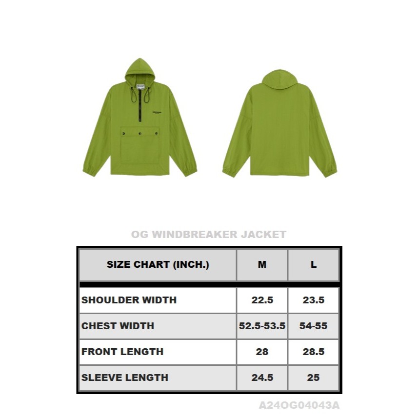 OG WINDBREAKER JACKET (เสื้อแจ็คเก็ตกันลม)