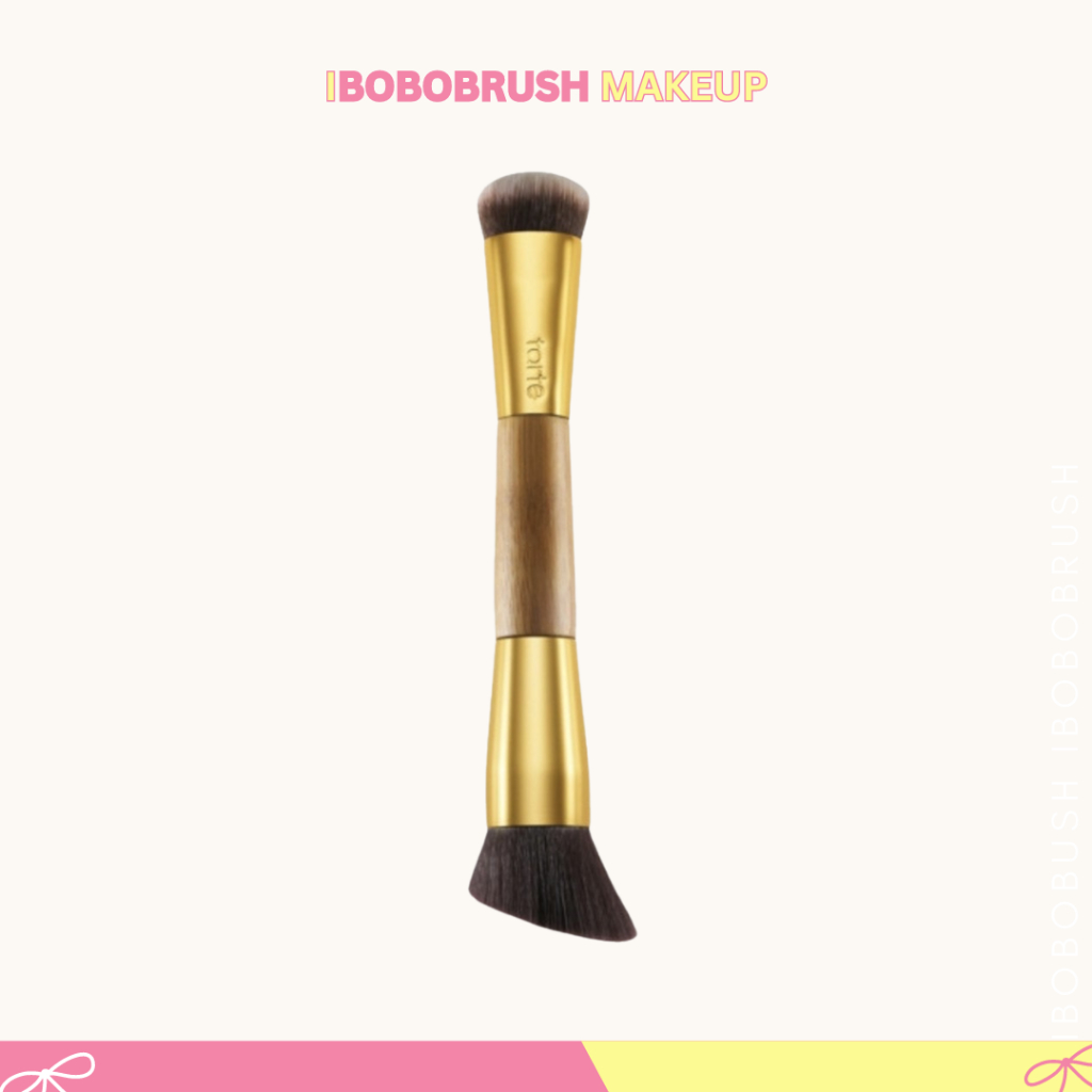 Tarte Bamboo Contour Brush แปรงสองหัวขนฟูนุ่ม สำหรับลงไฮไลและบรอนเซอร์