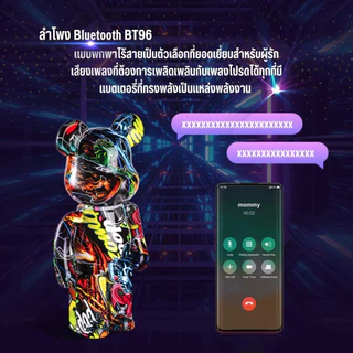 ลำโพง ลำโพงบลูทูธพกพา ไร้สายบลูทูธ รุ่น Violent Bear