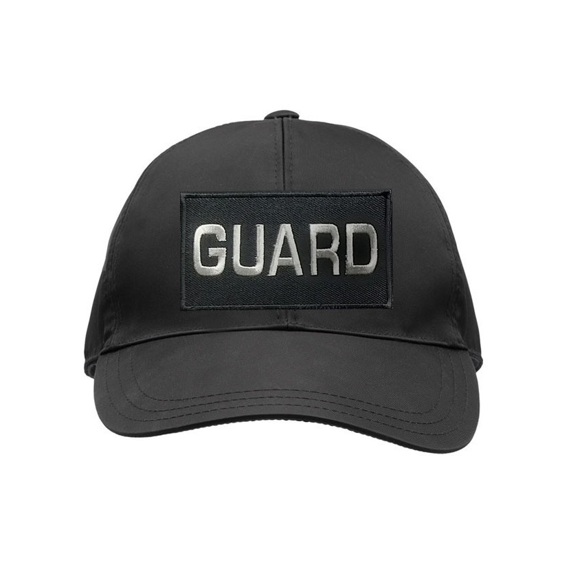 Sale💥 หมวก GUARD สีดำ ขนาดฟรีไซด์ปรับขนาดได้ แถมฟรีอาร์มรีดธงไทย