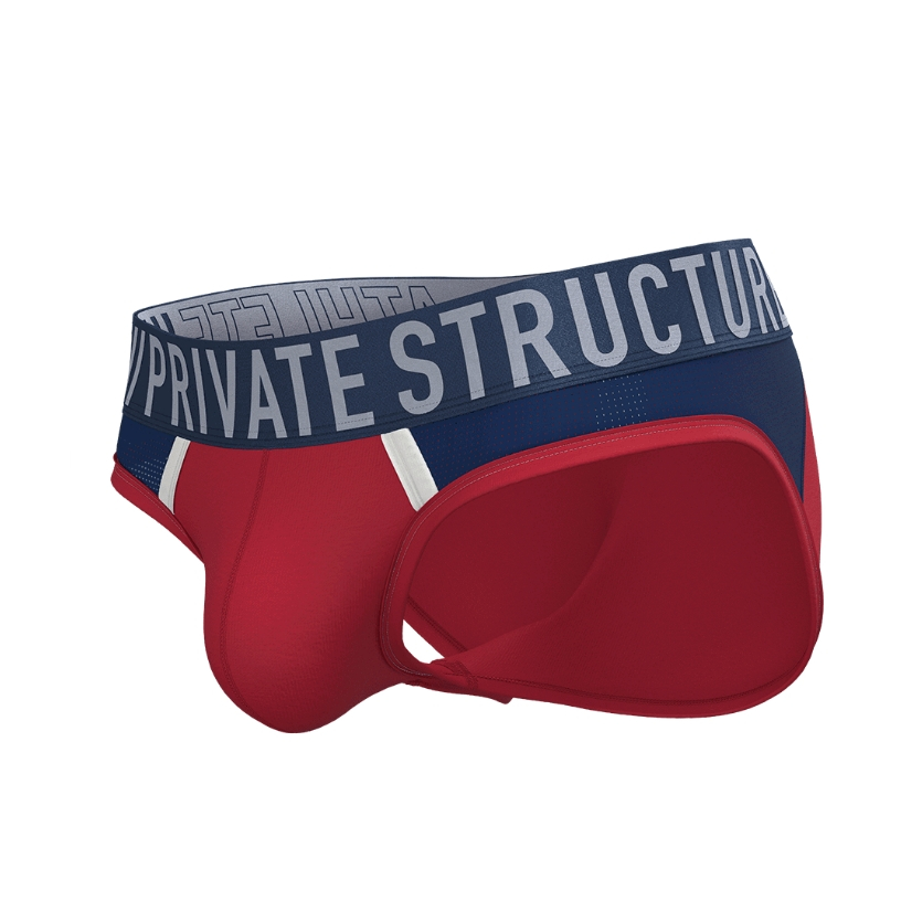 Private Structure กางเกงชั้นในชาย รุ่น Athlete Mid Waist Mini Brief - Red Falcon [4388]