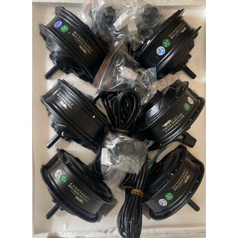 36V-48V 500W มอเตอร์ด้านหน้าล้อ Ebike ชุด20 "24" 26 "28" 700C ไฟฟ้าจักรยานมอเตอร์เกียร์ด้านหน้าล้อ Hub มอเตอร์