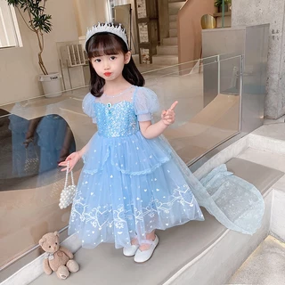ชุดเจ้าหญิง ชุด เดรส กระโปรง สไตล์เจ้าหญิง Frozen ชุดคอสเพลย์ Cosplay ชุดแฟนซี ชุดนางฟ้า ชุดออกงาน ชุดไปงาน ชุดแฟชั่น