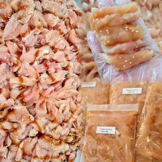 ไก่หมักงา นุ่มอร่อย แพคครึ่งกิโล  อร่อยย