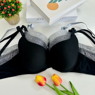 เสื้อในมีโครงคัพ B/C ฟองบางผ้าคอตตอนผู้หญิง Clothing ทรงใหญ่…