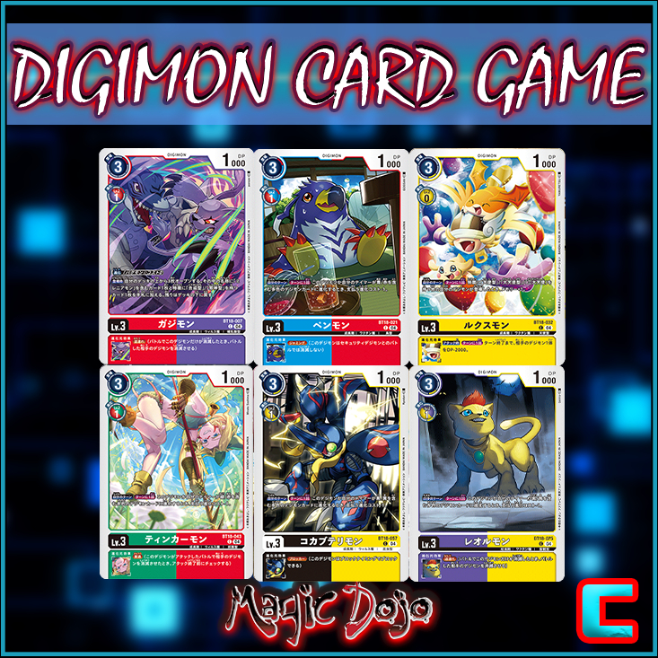 [ Digimon Card Game ] (BT-18) Single Card - Common(C) - การ์ดเกม ดิจิมอน