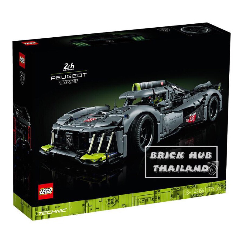 LEGO Technic PEUGEOT 9X8 24H Le Mans Hybrid Hypercar 42156