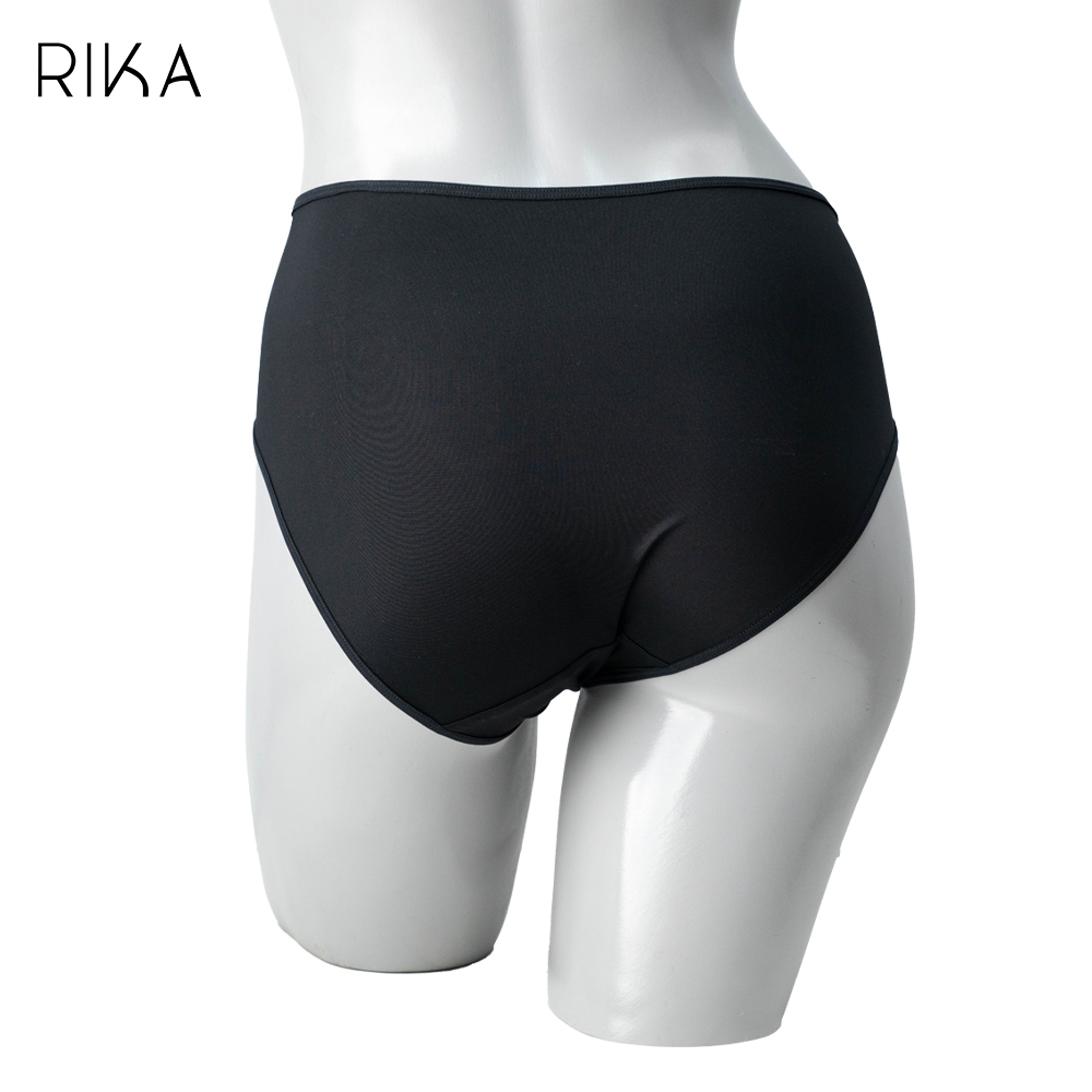 RIKA กางเกงชั้นในทรงเต็มตัว รุ่น FV2011 ตกแต่งลูกไม้ด้านหน้า ผ้าไนล่อน lycra ยืดหยุ่นกระชับ สวมใส่สบาย Size L-2XL — صورة 7
