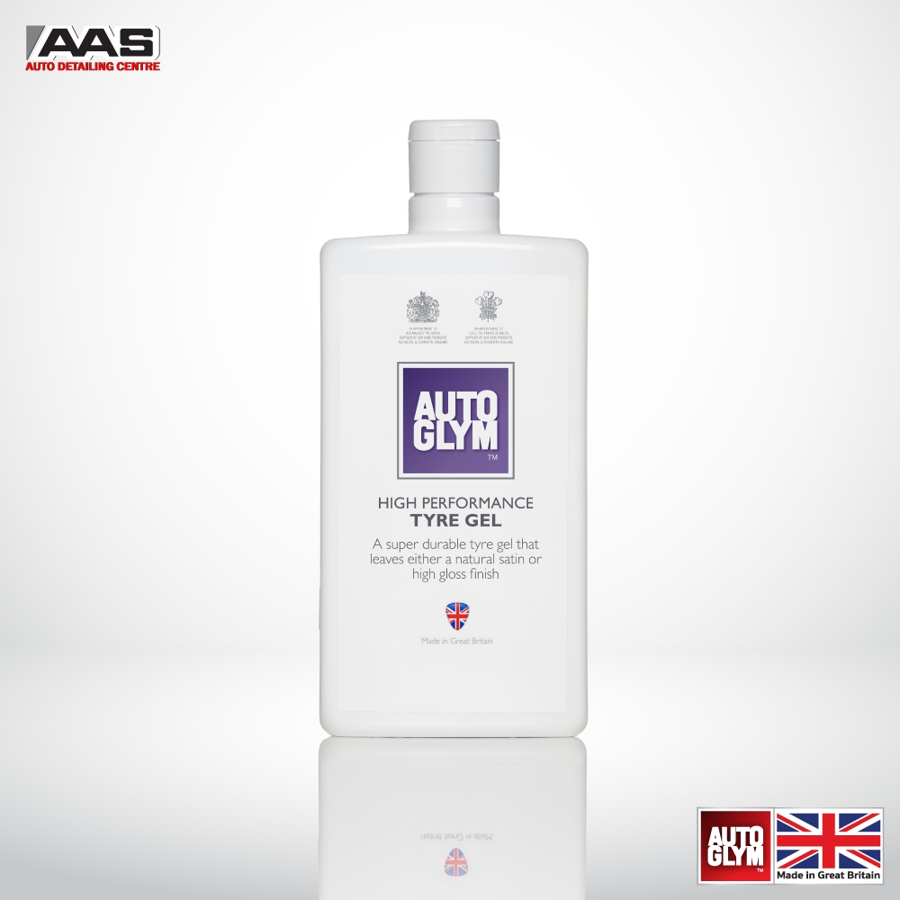 Autoglym High Performance Tyre Gel เจลเคลือบบำรุงยางล้อรถให้ความดำ เงางามดูมีมิติ ขนาด 500 ml.