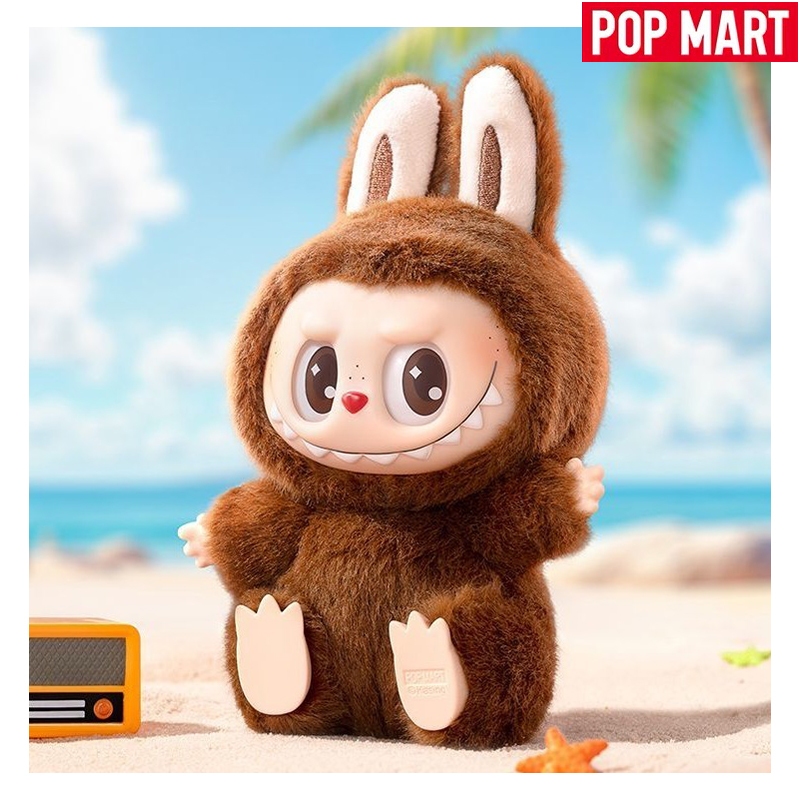 POP MART LABUBU V2 THE MONSTERS นั่งปาร์ตี้ไวนิลตุ๊กตากล่องตาบอดของขวัญสําหรับแฟนและแฟน