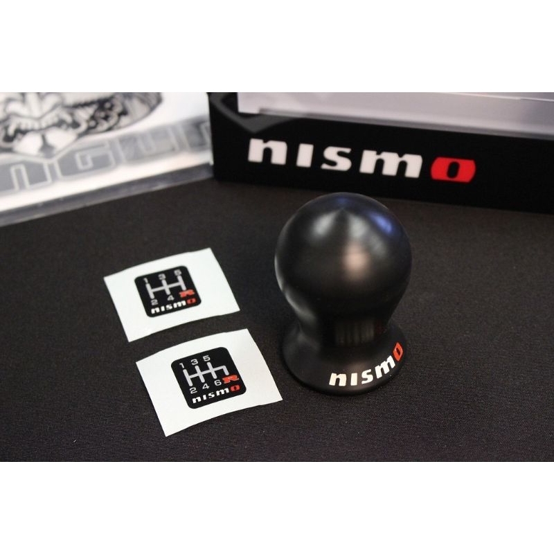 หัวเกียร์ นิสโม่ แท้ สีดำ สำหรับเกียร์ธรรมดา หายาก Head lever gear Nismo Superlene Black knob shift 