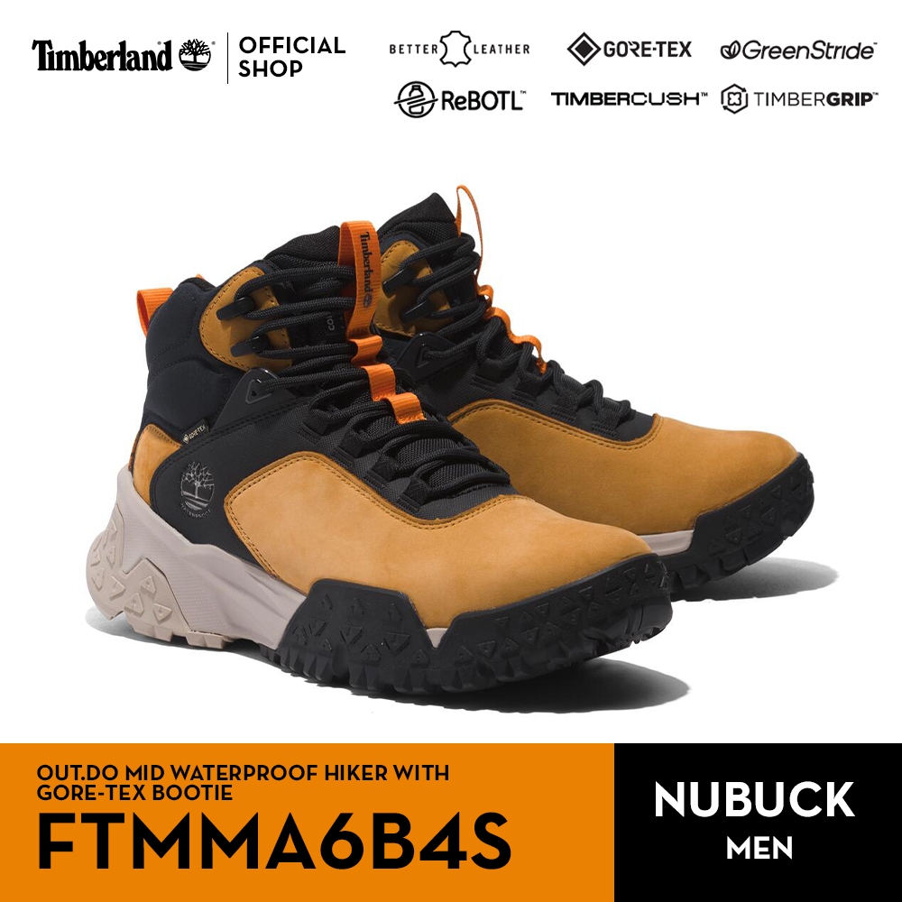 Timberland Men's Motion Scramble Waterproof Hiker Mid with GORE-TEX รองเท้าผู้ชาย (FTMMA6B4S)