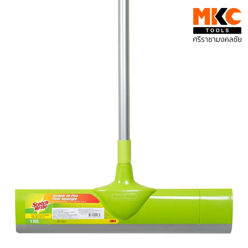 3M แปรงปาดน้ำด้ามยาว หน้ากว้าง 15.6" Scotch Brite