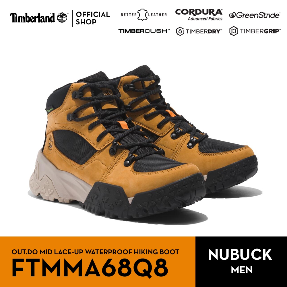 Timberland Men's Motion Scramble Mid Lace-Up Waterproof Hiker รองเท้าผู้ชาย (FTMMA68Q8)